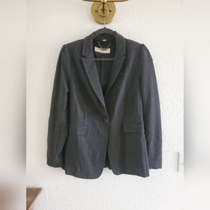 Burberry London Women's Black  Peplum Blazer Jacket Sz 10 $595